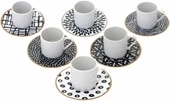 Porland Fractal Kahve Takımı 12 Parça thumbnail 2