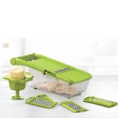 Mucit Home   Şarjörlü 5 Aparatlı Rende Yeşil - 1