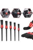 Petinka® 5’li Çok Amaçlı Araç İçi ve Dış Yüzey Temizlik & Detaylandırma Fırça Seti thumbnail 4