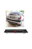 OTO H.İ.T. KİA RİO HATCHBACK UYUMLU BODY KİT DİFÜZÖR 4 ÇIKIŞ YUVARLAK SİYAH MODEL 2 thumbnail 1