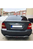 OTO H.İ.T. TOYOTA COROLLA 02-06 UYUMLU BODY KİT DİFÜZÖR 4 ÇIKIŞ YUVARLAK GRİ MODEL 1 thumbnail 1