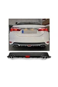OTO H.İ.T. TOYOTA COROLLA 12-19 MAKYAJLI UYUMLU BODY KİT DİFÜZÖR 4 ÇIKIŞ YUVARLAK SİYAH MODEL 2 thumbnail 1