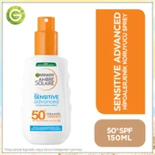 Garnier, Ambre Solaire Sensitive, Advanced Hipoalerjenik, Güneş Koruyucu Sprey, SPF50+ - 150 ml thumbnail 1