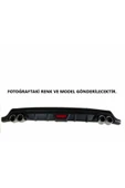 OTO H.İ.T. OPEL CORSA D UYUMLU BODY KİT DİFÜZÖR 4 ÇIKIŞ YUVARLAK SİYAH MODEL 2 - 3