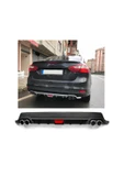 OTO H.İ.T. FORD FOCUS 3 UYUMLU BODY KİT DİFÜZÖR 4 ÇIKIŞ YUVARLAK SİYAH MODEL 2 thumbnail 1
