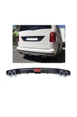 OTO H.İ.T. VOLKSWAGEN CADDY MK4 UYUMLU BODY KİT DİFÜZÖR 4 ÇIKIŞ SİYAH YUVARLAK thumbnail 1