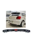 OTO H.İ.T. VOLKSWAGEN POLO MK5 UYUMLU BODY KİT DİFÜZÖR 4 ÇIKIŞ SİYAH YUVARLAK thumbnail 1