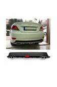 OTO H.İ.T. HYUNDAİ ACCENT BLUE UYUMLU BODY KİT DİFÜZÖR 4 ÇIKIŞ YUVARLAK SİYAH MODEL 2 thumbnail 1