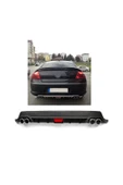 OTO H.İ.T. PEUGEOT 407 UYUMLU BODY KİT DİFÜZÖR 4 ÇIKIŞ YUVARLAK SİYAH MODEL 2 thumbnail 1