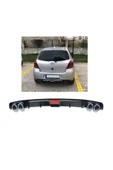 OTO H.İ.T. TOYOTA YARİS UYUMLU BODY KİT DİFÜZÖR 4 ÇIKIŞ SİYAH YUVARLAK thumbnail 1
