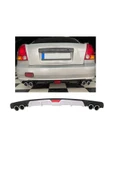 OTO H.İ.T. HYUNDAİ ACCENT ADMİRE UYUMLU BODY KİT DİFÜZÖR 4 ÇIKIŞ GRİ YUVARLAK thumbnail 1