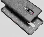 Xiaomi Mi 9T Deri Görünümlü Kalite Silikon Kılıf - 7