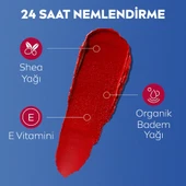 NIVEA, Renkli, spf30, Nemlendirici, Dudak ve Yanak, Bakım Kremi - Kırmızı (4.8 gr) - 5