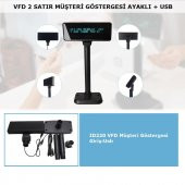 Vfd 2 Satır Müşteri Göstergesi Ayaklı + USB - 3