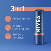 NIVEA, Renkli, spf30, Nemlendirici, Dudak ve Yanak, Bakım Kremi -  Nude (4.8 gr) thumbnail 2
