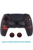 PS5 Dualsense Spider-Man Koruyucu Silikon Kılıf + Analog silikon Koruyucu - 2