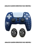 PS5 Dualsense Spider-Man Koruyucu Silikon Kılıf + Analog silikon Koruyucu - 1