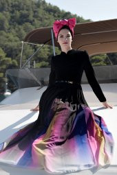 Selma Sarı - Gökkuşağı Elbise - 4