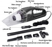 Havana Araç Temizlik Süpürgesi Çakmaklık Girişli Oto Süpürge 120 Watt 4M Kablo - 3