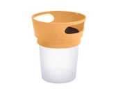 Babyjem Dökülmeyi Önleyen Bebek Alıştırma & Atıştırma Mama Kabı - Kayısı thumbnail 1