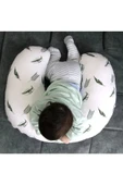 Babyjem Emzirme Ve Destek Minderi Gri Çiçek - 6