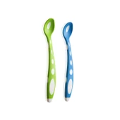 Babyjem Silikon Mama Kaşığı Yeşil - Mavi - 2