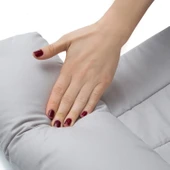 Babyjem Sırt Destekli Hamile ve Emzirme Yastığı Gri - 2