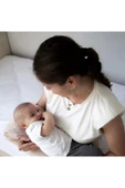 Babyjem Çok Fonksiyonlu Emzirme Destek Minderi & Anne Hamile Yastığı Somon - 3