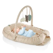 Babyjem Salteluta BabyNest cu bara jucarii Ebeveynler arasında, Somon - 2