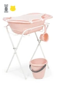 Babyjem Ayaklı Banyo Küvet Seti 7 Parça Pembe thumbnail 1