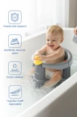 Babyjem Önden Açılır Banyo & Mama Oturağı Gri thumbnail 1
