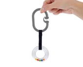 Babyjem Çıngıraklı Puset Halkası Gri Oval thumbnail 3