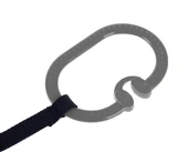 Babyjem Çıngıraklı Puset Halkası Gri Oval thumbnail 2