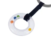 Babyjem Çıngıraklı Puset Halkası Gri Oval thumbnail 5