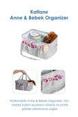 Babyjem Katlamalı Çanta Anne&Bebek Organizer Yeşil Çiçek - 2