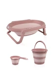 Babyjem 765 Katlanır Banyo 3 Lü Set Somon thumbnail 1