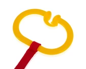 Babyjem Çıngıraklı Puset Halkası Sarı Oval - 5