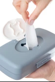 Babyjem Islak Mendil Kutusu Gri / Beyaz - 1