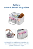 Babyjem Katlamalı Anne&bebek Organizer Gri Çiçek thumbnail 2