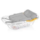 Babyjem Köpüklü Comfort Havlu Küvet Filesi Gri thumbnail 1