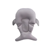 Babyjem Sevimli Balina Köpüklü Banyo Küveti Yatağı Gri (Straforlu - Suda Batmaz) - 6