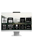 ASUS A3402 i5 1335U 8GB 512GB SSD 23.8" FHD W11H All In One Bilgisayar & Per4 Bellek thumbnail 1