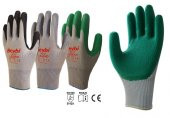 Beybi PL17 Polyester Örme Lateks Camcı İş Eldiveni 9 Beden - 12 Çift - 4