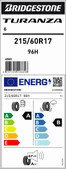 Bridgestone 215/60R17 96H Turanza 6 (4X4-Suv) Yaz Lastiği (Üretim Yılı:2025) thumbnail 4