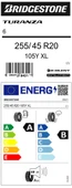 Bridgestone 285/40R20 108Y Xl Turanza 6 Oto Yaz Lastiği (Üretim Yılı:2023) thumbnail 4