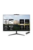 MSI Modern AM242 i5 1235U 16GB 4TB SSD 23.8" FHD IPS FDOS All In One PC Siyah & PER4 BELLEK thumbnail 1