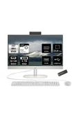 HP ProOne 240 G10 i5 1335U 32GB 4TB SSD Iris Xe Graphics 23.8" FHD FDOS All In One PC Beyaz & PER4 thumbnail 1