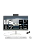 HP ProOne 240 G10 i5 1335U 12GB 1TB SSD Iris Xe Graphics 23.8" FHD FDOS All In One PC Beyaz & PER4 thumbnail 1