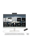 HP ProOne 240 G10 i5 1335U 16GB 2TB SSD Iris Xe Graphics 23.8" FHD W11H All In One PC Beyaz & PER4 thumbnail 1
