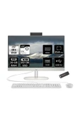 HP ProOne 240 G10 i5 1335U 20GB 512GB SSD Iris Xe Graphics 23.8" FHD FDOS All In One PC Beyaz & PER4 thumbnail 1